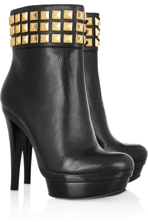 michael kors boots gold studs|Michael Kors boots women's.